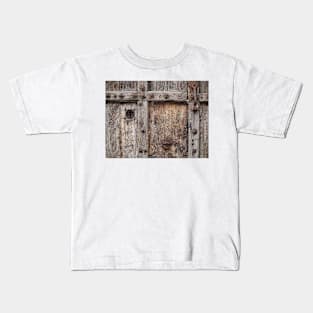 Neuchatel Castle Gate Detail. Switzerland Kids T-Shirt